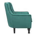 Кресло с мягкой обивкой из велюра на 4-х ножках из массива березы Scarlett Armchair green варинант исполнения - 2 | Loft Concept в Орле