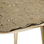 Столик журнальный металлический золотого цвета Modern Rethinking of Traditions варинант исполнения - 1 | Loft Concept в Орле