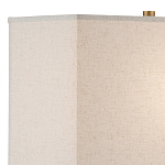 Настольная лампа с корпусом в форме кольца и прямоугольным абажуром French Ring варинант исполнения - 2 | Loft Concept в Орле