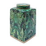 Ваза с малахитовым узором MALACHITE варинант исполнения - 2 | Loft Concept в Орле