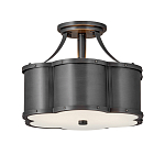 Потолочный светильник с декоративными заклепками Hinkley  варинант исполнения - 1 | Loft Concept в Орле