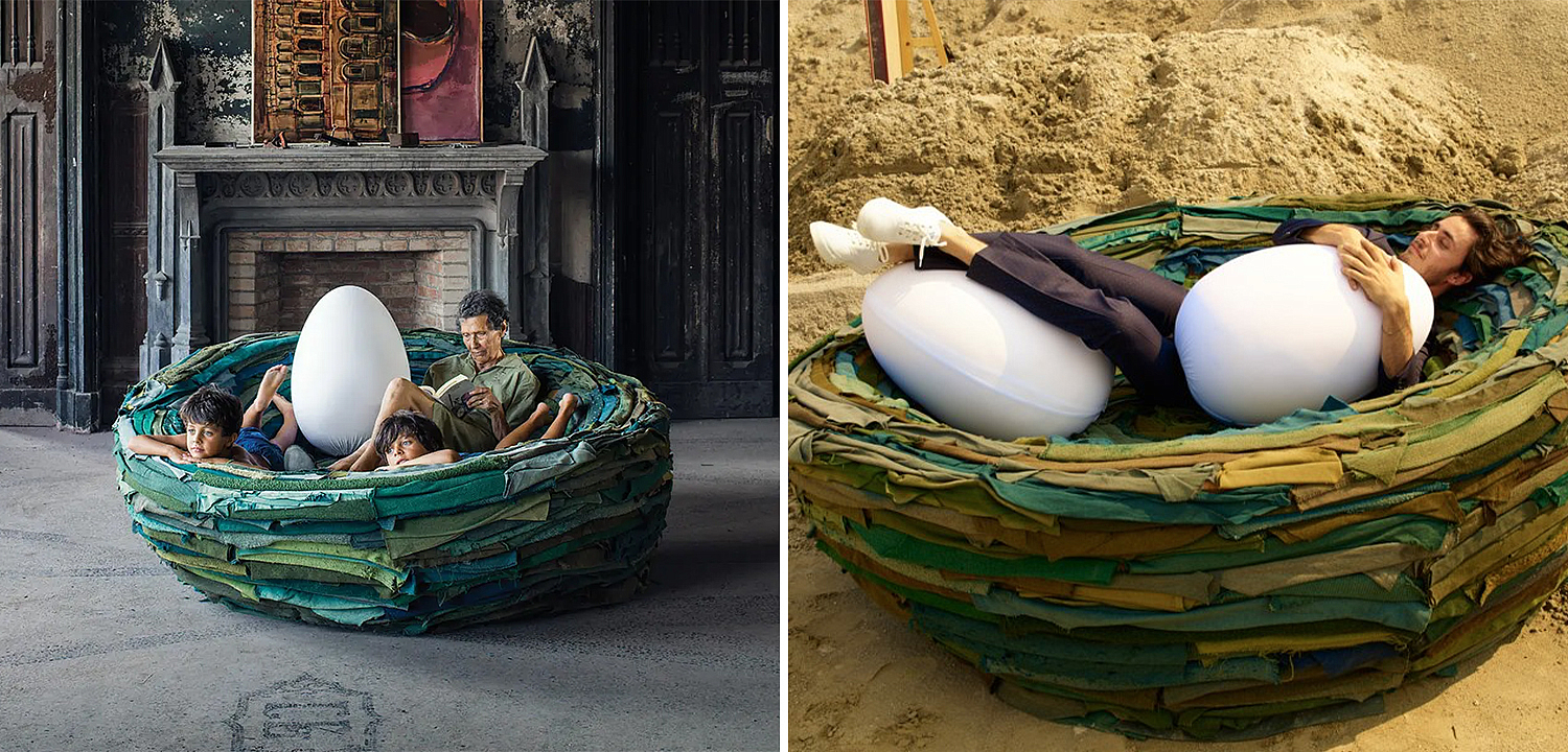Дизайнерский Диван GUFRAM La Cova Nest by Gianni Ruffi Дизайнерский Диван GUFRAM La Cova Nest by Gianni Ruffi - Loft-Concept в Орле