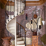 Обои ручная роспись Willow & Waves Original colourway on Edo painted Xuan paper with antiquing варинант исполнения - 3 | Loft Concept в Орле