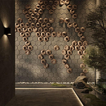 Гипсовая 3D панель с принтографией PM-41 варинант исполнения - 3 | Loft Concept в Орле