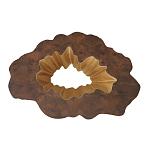 Кофейный стол Burl Exotic tree Coffee Table Black варинант исполнения - 2 | Loft Concept в Орле