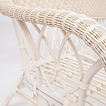 Комплект уличной мебели из ротанга Eloise белый варинант исполнения - 4 | Loft Concept в Орле