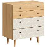 Комод с принтом на ящиках Elise Chest of Drawers варинант исполнения - 15 | Loft Concept в Орле