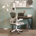 Кресло для компьютерного стола Easement Grey&White варинант исполнения - 10 | Loft Concept в Орле