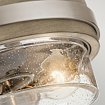 Потолочный светильник с прозрачным стеклянным плафоном с эффектом пузырьков Kichler варинант исполнения - 2 | Loft Concept в Орле