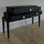 Премиальная Консоль с тремя ящиками Elsa Dreams Black варинант исполнения - 2 | Loft Concept в Орле