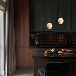 Подвесной светильник из белого алебастра Cryptocrystalline Stone варинант исполнения - 8 | Loft Concept в Орле