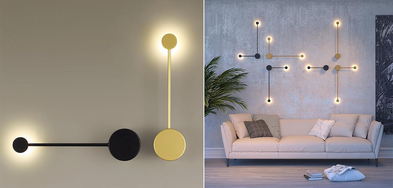 Бра Pin Wall Light Gold 40 Бра Pin Wall Light Gold 40 - Loft-Concept в Орле