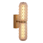 Бра с факутрным стеклянным плафоном Шампань Sonora варинант исполнения - 1 | Loft Concept в Орле