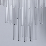 Бра с круглым основанием и длинными прозрачныи стеклянными трубками Nembus варинант исполнения - 7 | Loft Concept в Орле