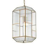 Подвесной светильник с рельефным стеклом Embossed Glass варинант исполнения - 2 | Loft Concept в Орле