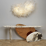 Консоль в виде овальных элементов Jinye console варинант исполнения - 3 | Loft Concept в Орле