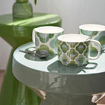 Приставной стол из керамики Manufacto Green варинант исполнения - 5 | Loft Concept в Орле