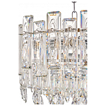 Круглая люстра с хрустальными подвесками на серебряном каркасе Gorgeous Crystal Light варинант исполнения - 11 | Loft Concept в Орле