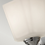 Бра для ванных комнат с белым матовым плафоном квадратной формы на основании цвета хром Feiss варинант исполнения - 5 | Loft Concept в Орле