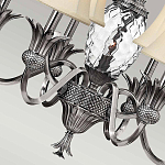 Люстра с 7-ю кремовыми текстильными абажурами Hinkley варинант исполнения - 6 | Loft Concept в Орле