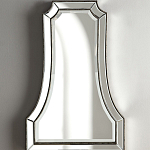 Зеркало в серебристой фигурной раме Silver Reflection варинант исполнения - 3 | Loft Concept в Орле