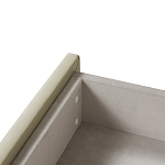 Консоль прямоугольная на золотом каркасе с 2-мя ящиками Warwick варинант исполнения - 1 | Loft Concept в Орле