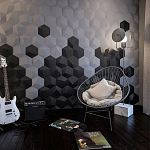 Гипсовая 3D панель с принтографией PM-30 варинант исполнения - 7 | Loft Concept в Орле