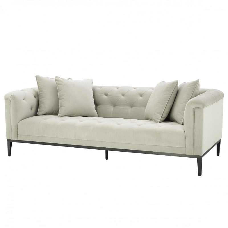 Диван Eichholtz Sofa Cesare Beige Бежевый Темная бронза Диван Eichholtz Sofa Cesare Beige Бежевый Темная бронза в Орле | Loft Concept