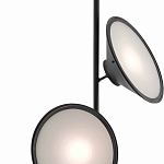 Торшер черный с 2-мя большими лампами Black Diffusers варинант исполнения - 1 | Loft Concept в Орле