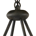 Люстра круглая с литыми стеклянными дисками Olympe Glass Chandelier варинант исполнения - 3 | Loft Concept в Орле