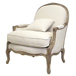 Кресло Ava Classical Armchair beige flax варинант исполнения - 3 | Loft Concept в Орле