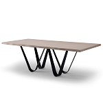 Стол обеденный на изогнутых ножках Consonance варинант исполнения - 1 | Loft Concept в Орле