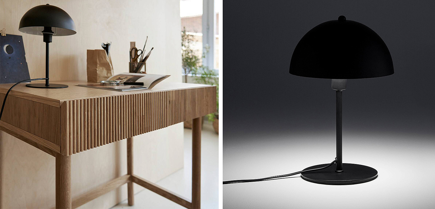 Настольная лампа Umbel Table Lamp Black Настольная лампа Umbel Table Lamp Black - Loft-Concept в Орле