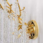 Бра золотого цвета с ветвями и хрустальными подвесками FAIRYTREE Light варинант исполнения - 7 | Loft Concept в Орле