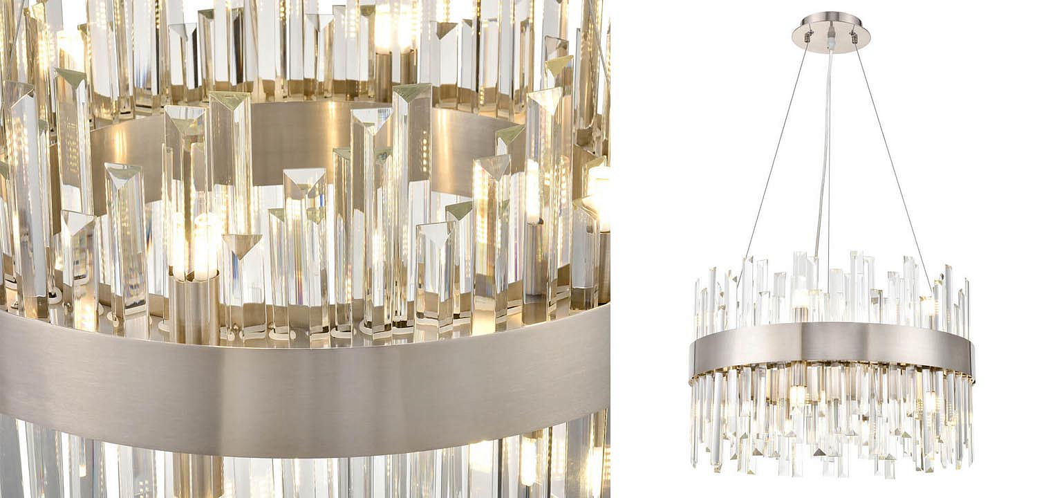 Люстра Cramer Chandelier 50 satin nickel Люстра Cramer Chandelier 50 satin nickel - Loft-Concept в Орле