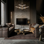 Люстра с геометрической конструкцией из вытянутых цилиндрических плафонов Hex Scaffold  варинант исполнения - 13 | Loft Concept в Орле