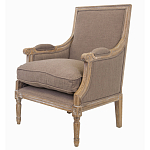 Кресло William Classical Armchair brown flax варинант исполнения - 3 | Loft Concept в Орле
