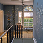 Обои ручная роспись Nara Original colourway on Summer Sky slub silk варинант исполнения - 2 | Loft Concept в Орле