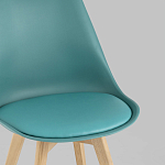 Стул с основой из пластика и мягким сиденьем Arvika Azure варинант исполнения - 7 | Loft Concept в Орле