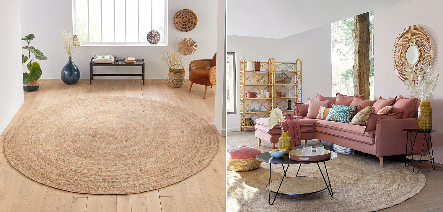 Ковер Round Carpet 100% джут Ковер Round Carpet 100% джут - Loft-Concept в Орле
