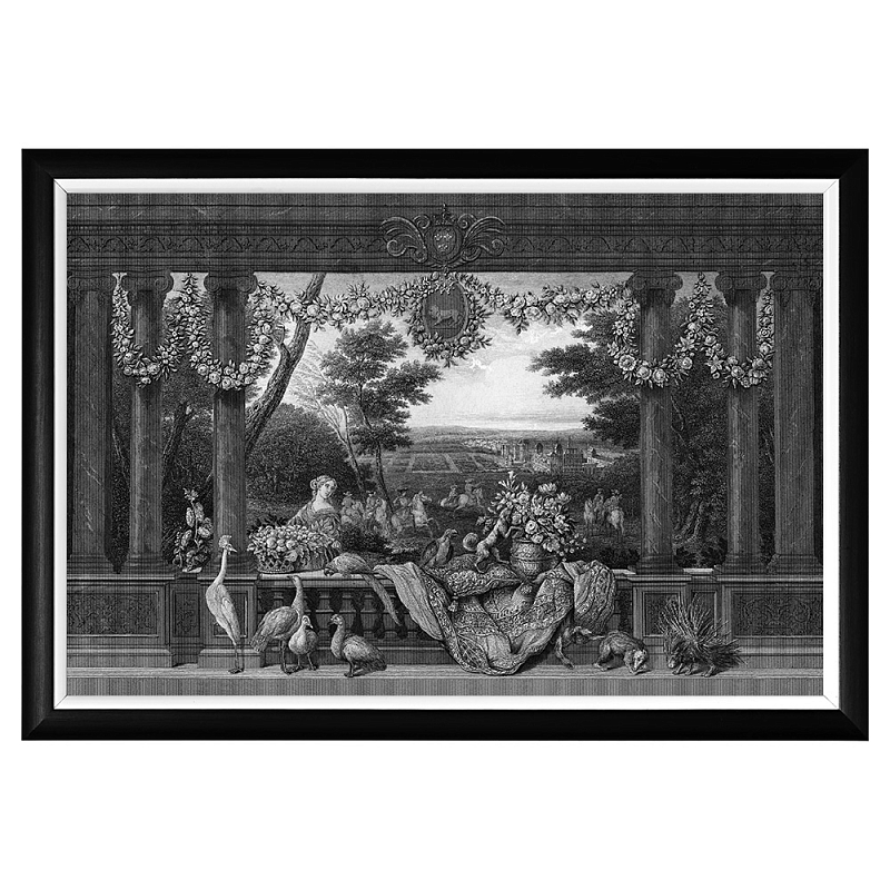 Постер Vincennes Poster Черный Белый Постер Vincennes Poster Черный Белый в Орле | Loft Concept