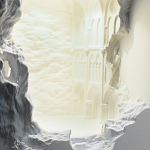 Встраиваемый в стену гипсовый светильник под покраску с эффектом разрушенной стены Antiquity Athena варинант исполнения - 7 | Loft Concept в Орле