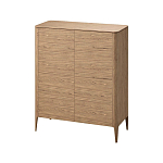 Шкаф низкий с 4-мя дверцами из массива дуба Type oak варинант исполнения - 1 | Loft Concept в Орле