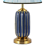 Настольная лампа с абажуром Terenzio Blue Table Lamp варинант исполнения - 3 | Loft Concept в Орле