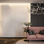 Барельеф AUDREY HEPBURN варинант исполнения - 1 | Loft Concept в Орле