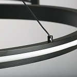 Люстра подвесная светодиодная в виде волнообразной ленты Ribbon Vortex варинант исполнения - 9 | Loft Concept в Орле