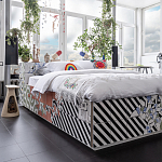 Дизайнерская кровать с системой хранения варинант исполнения - 1 | Loft Concept в Орле