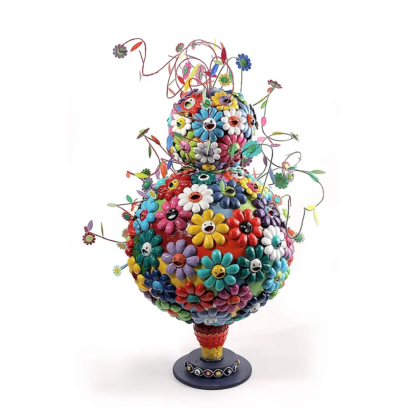 Большой Арт-объект Композиция из улыбающихся цветов по дизайну Takashi Murakami Flower Matango Мульти Большой Арт-объект Композиция из улыбающихся цветов по дизайну Takashi Murakami Flower Matango Мульти в Орле | Loft Concept