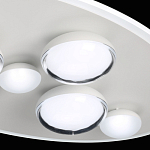 Потолочный светильник овальной формы белого цвета с 7-ю лампами Lunar Pebbles варинант исполнения - 8 | Loft Concept в Орле