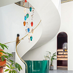 Каскадная люстра с цветными плафонами Soar Colorful Cascade Chandelier варинант исполнения - 2 | Loft Concept в Орле